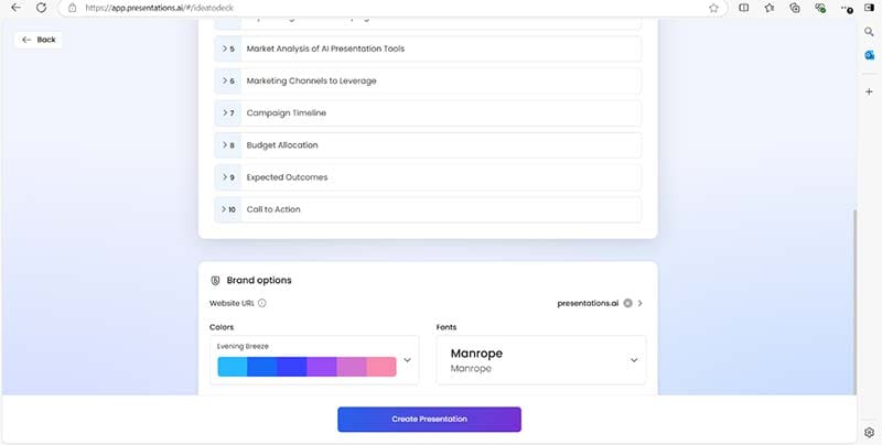 Best Copilot AI Alternatives for MS Office for PowerPoint — Presentations.AI 3