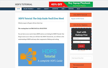 HDFS Tutorial