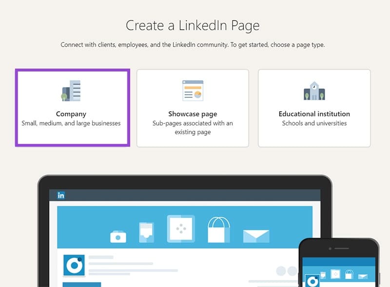 how to create a linkedin company page 2