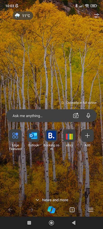 How to Create Favorites Folders in Microsoft Edge on Mobile 1