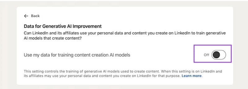 How to Stop LinkedIn from Training AI on Your Data on Desktop 4