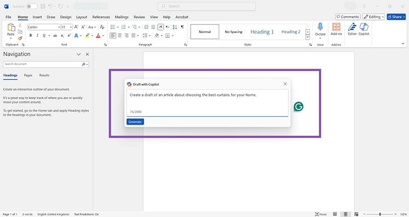 How to Use Microsoft Copilot in Word for Drafts 3