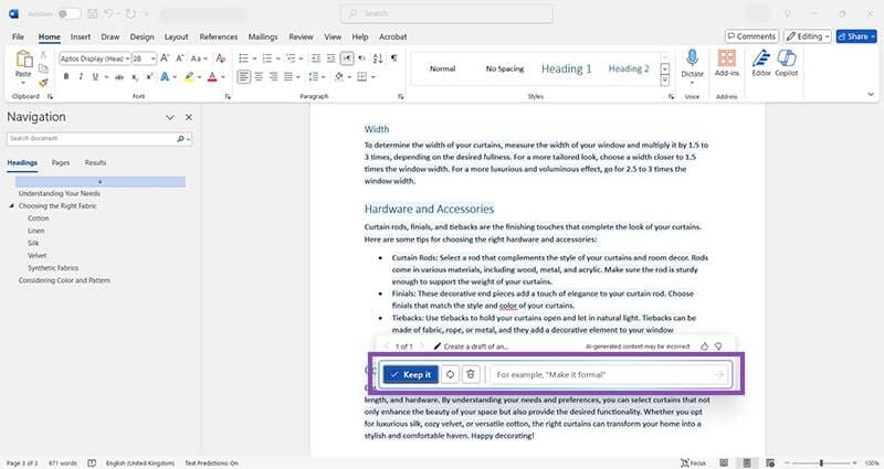 How to Use Microsoft Copilot in Word for Drafts 4