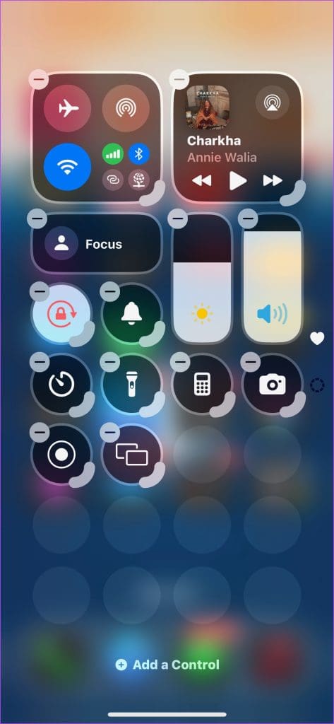 ios 18 control center 2