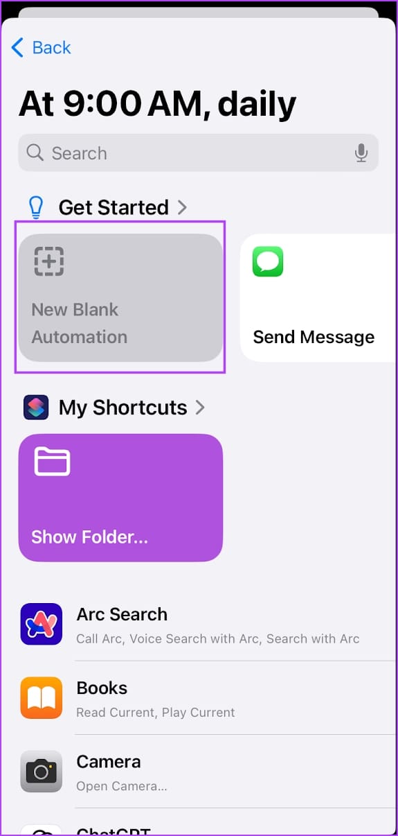 New Blank Automation 1