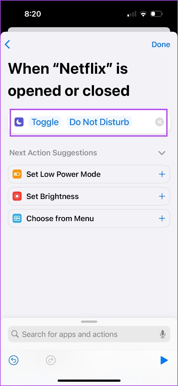 Toggle Do Not Disturb