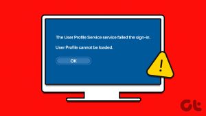 Top Fixes for ‘User Profile Service Failed the Sign-In’ Error in Windows 11