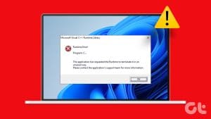 Top Ways to Fix Runtime Errors on Windows 11