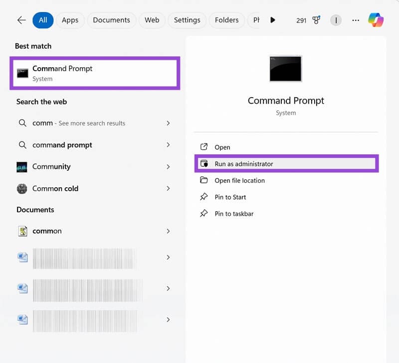 Use Windows System File Checker 1