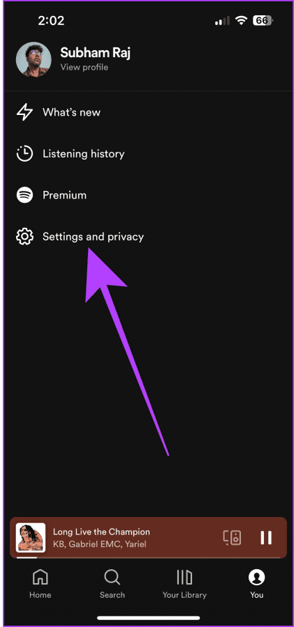 13 open spotify settings and privacy