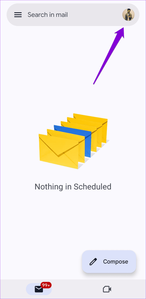 Gmail App on Android