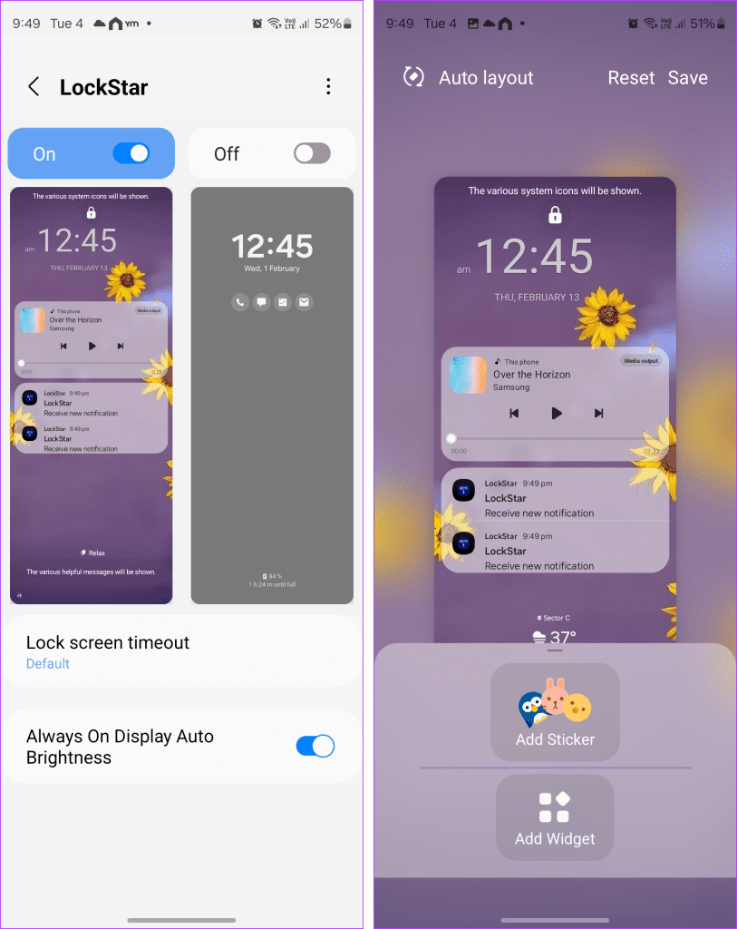 Good Lock customize lock screen