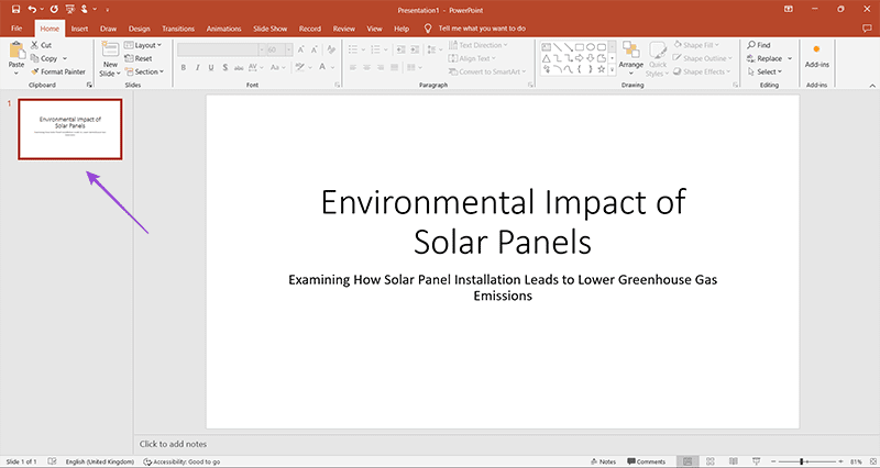 How to Embed a PowerPoint Slide in Microsoft Word 1