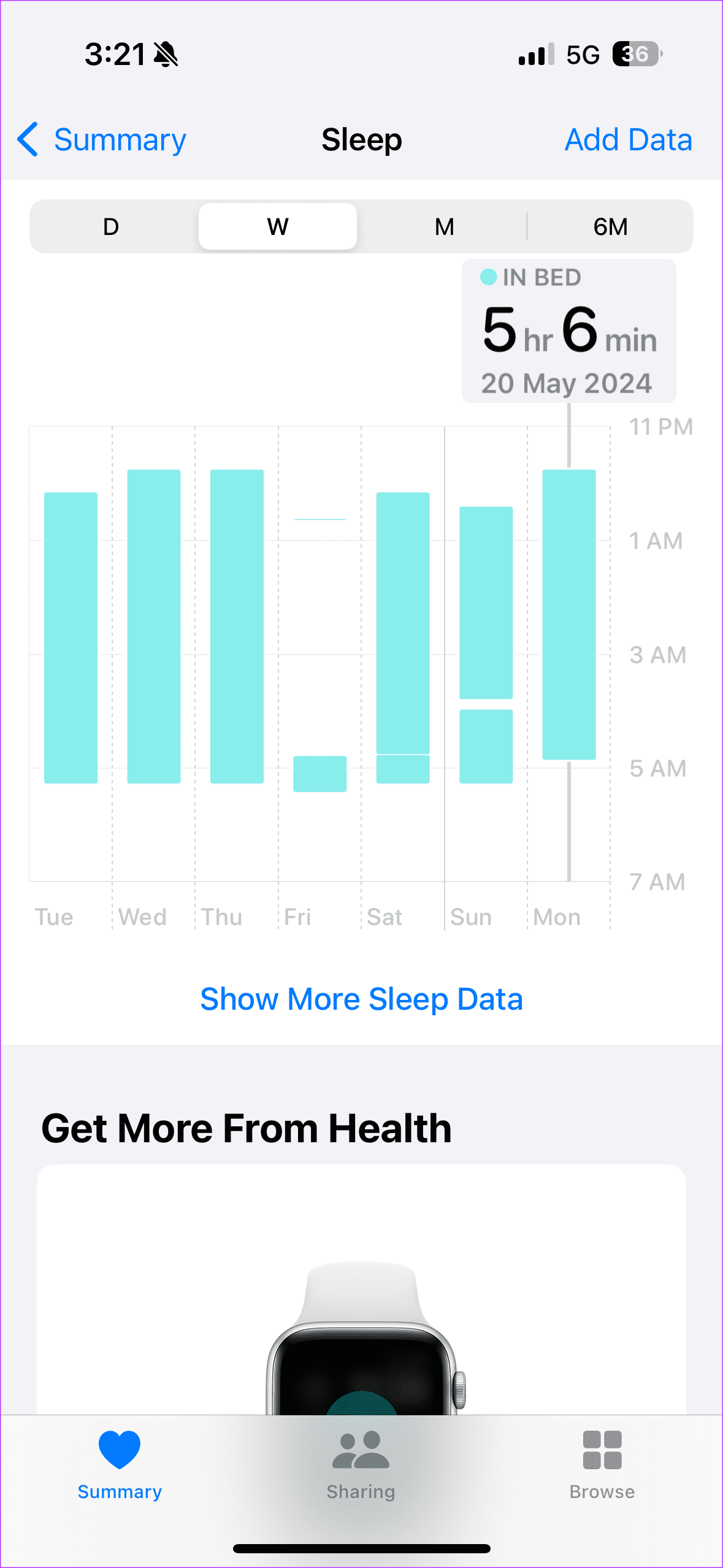 Health App for Sleep