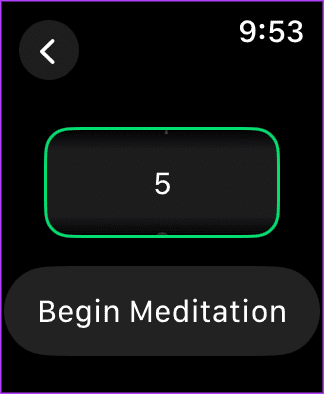 Meditate via Watch