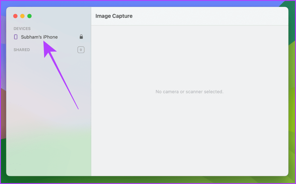 Image Capture App Mac