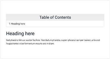 Table Shortcode